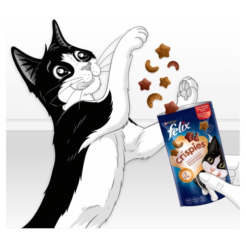 Felix Crispies Cat Treats Beef & Chicken thumbnail 4