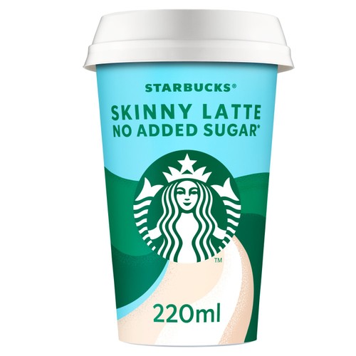 Starbucks Skinny Latte Lactose Free Iced Coffee 220ml