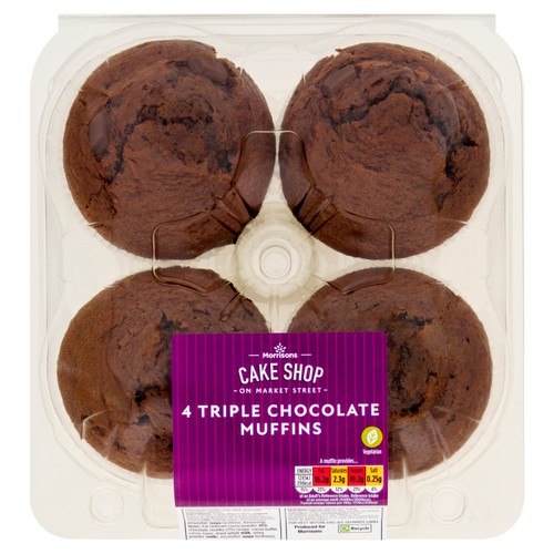 Market Street Triple Chocolate Muffins 