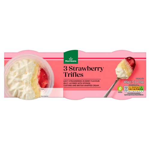 Morrisons Strawberry Trifles