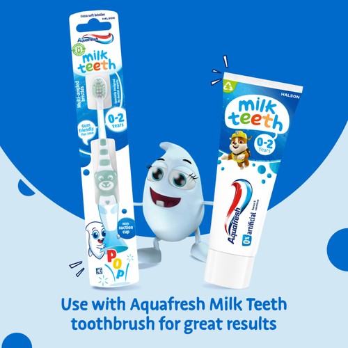 Aquafresh Kids Milk Teeth Toothpaste 0-2 Years, 50ml thumbnail 5