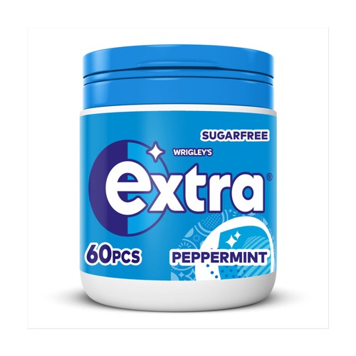 Wrigley's Extra Peppermint Sugar Free Chewing Gum 60 Pieces