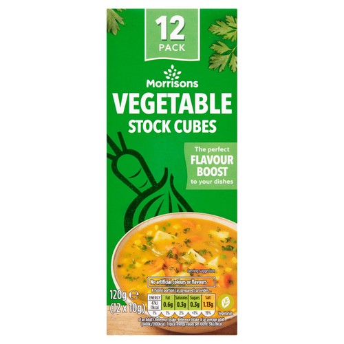 Morrisons Vegetable Stock Cubes 12's