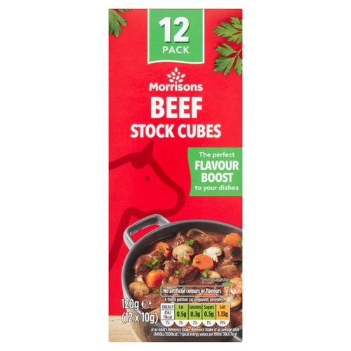 Morrisons Beef Stock Cubes 12's