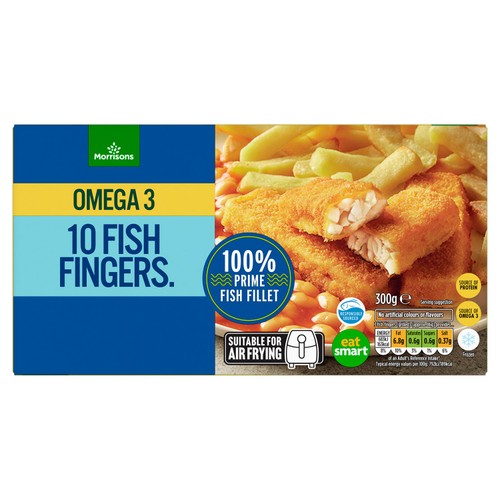 Morrisons 10 Omega 3 Fish Fingers