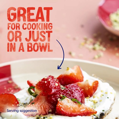 Alpro Strawberry Dairy Free Soya Yoghurt Alternative 500g thumbnail 4
