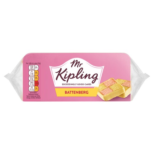 Mr Kipling Standard Battenberg Cake Family Size Serves 8 thumbnail 2