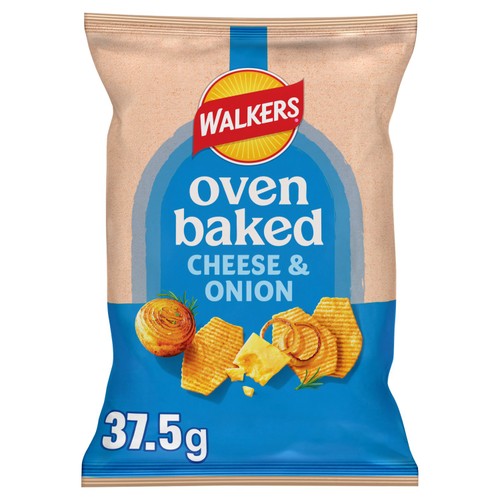 Walkers Baked Cheese & Onion Snacks Crisps thumbnail 2