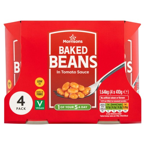 Morrisons Baked Beans 4x410g