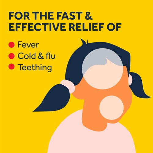 Nurofen for Children Strawberry Cold Fever/Pain Ibuprofen thumbnail 3