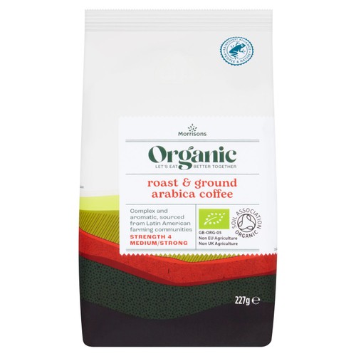 Morrisons Organic Ground Coffee 227g