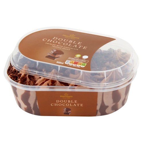  Morrisons Double Chocolate Ice Cream thumbnail 2