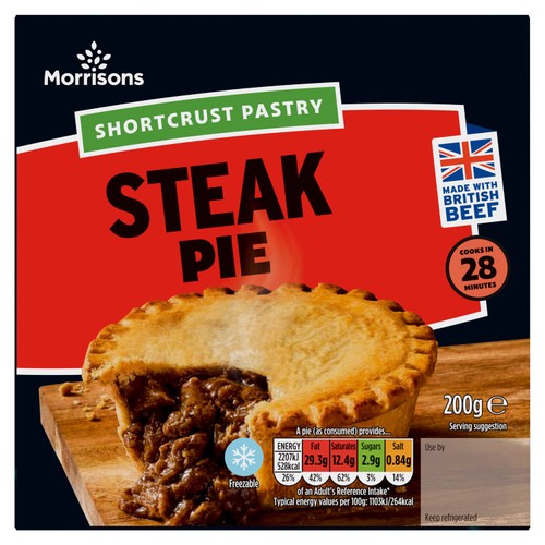 Morrisons Shortcrust Steak Pie thumbnail 2