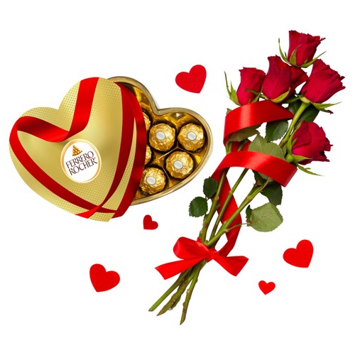Ferrero Rocher Heart Chocolates  125g thumbnail 2