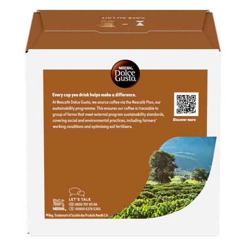 Nescafe Dolce Gusto Cafe Au Lait Coffee Pods x 16 thumbnail 2