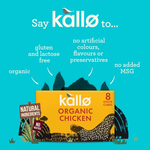 Kallo Organic Chicken Stock Cubes 8s thumbnail 3