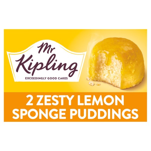 Mr Kipling Lemon Sponge Pudding Cake Dessert Pots 2x95g