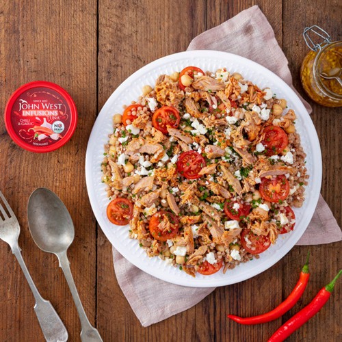 John West Chilli & Garlic No Drain Tuna Infusions 80g thumbnail 3