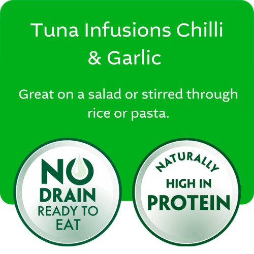 John West Chilli & Garlic No Drain Tuna Infusions 80g thumbnail 4