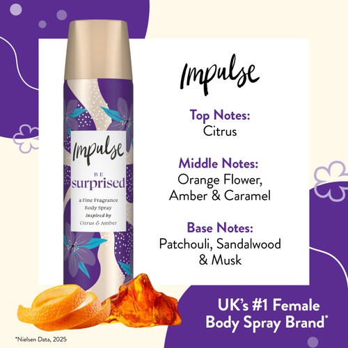 Impulse Be Surprised Body Spray Deodorant thumbnail 4