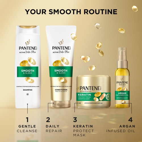 Pantene Smooth and Sleek Hair Oil For Frizzy And Dull Hair thumbnail 5