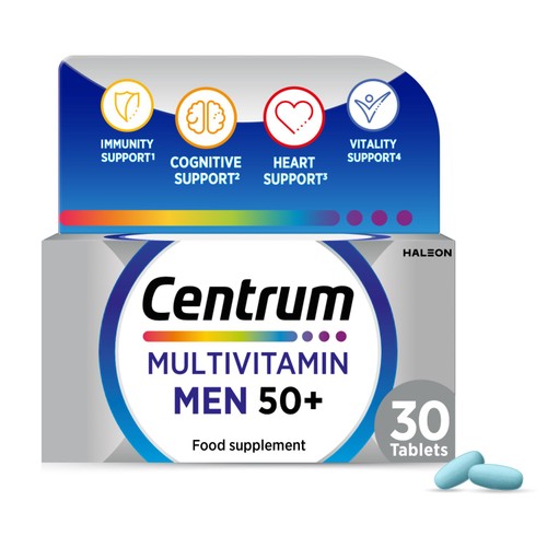 Centrum Men 50+ Multivitamins & Vitamin Tablets, 30s