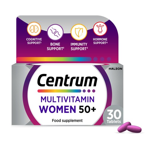 Centrum Women 50+ Multivitamins & Vitamin Tablets 30s