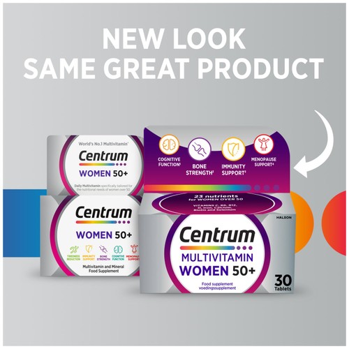 Centrum Women 50+ Multivitamins & Vitamin Tablets 30s thumbnail 2