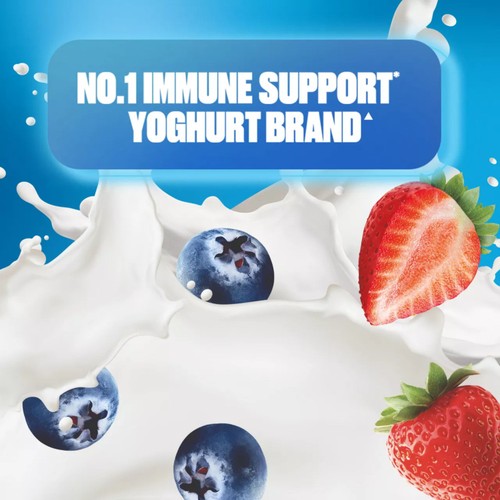 Actimel Strawberry & Blueberry Yogurt Drinks thumbnail 4