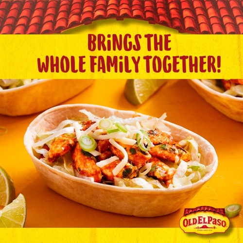 Old El Paso Stand 'N' Stuff Smoky BBQ Taco Boat Kit 350g thumbnail 2