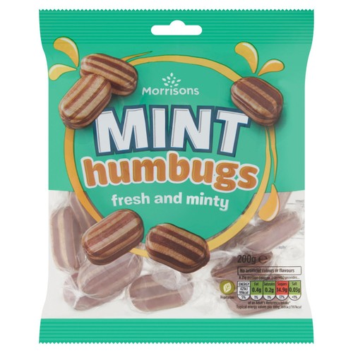 Morrisons Mint Humbugs 200g