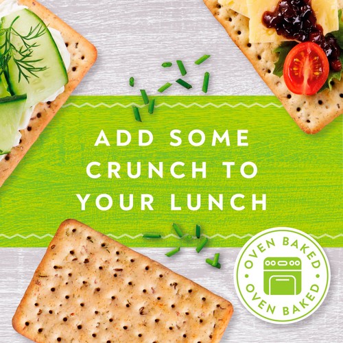 Jacob's Crispbreads Chive Crackers 5 Pack Multipack thumbnail 4