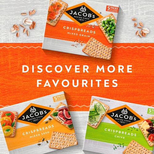 Jacob's Crispbreads Mixed Grain Crackers  thumbnail 4