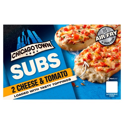 Chicago Town Triple Cheese & Tomato Subs Pizza 250g thumbnail 2
