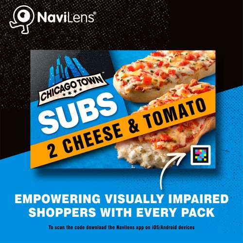 Chicago Town Triple Cheese & Tomato Subs Pizza 250g thumbnail 3