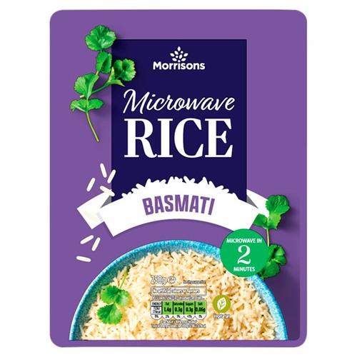 Morrisons Microwave Rice Basmati 250g