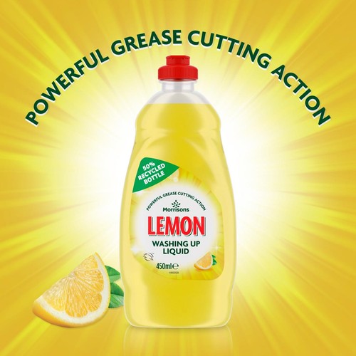 Morrisons Lemon Washing Up Liquid  thumbnail 3