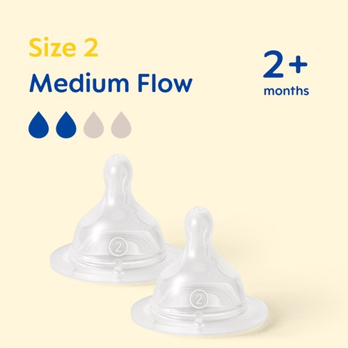 MAM Teat Size 2 Medium Flow 2pk thumbnail 5