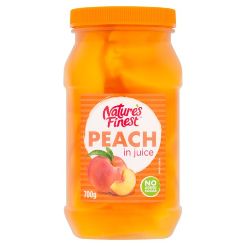 Nature's Finest Peach In Juice (700g)