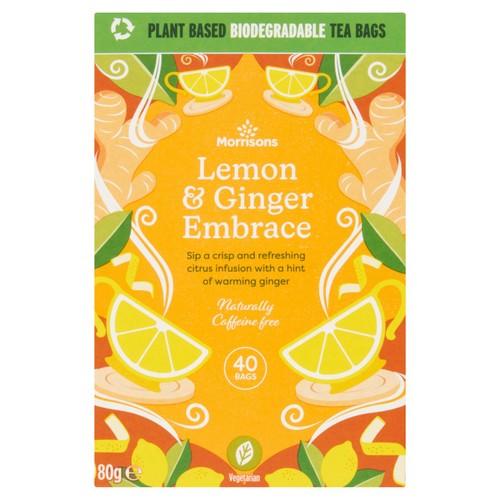Morrisons Lemon & Ginger Zinger 40's