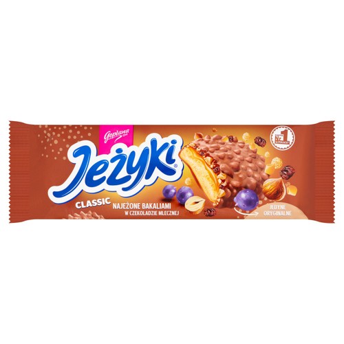 Goplana Jezyki Biscuits  Caramel Raisins  And Nut   140g