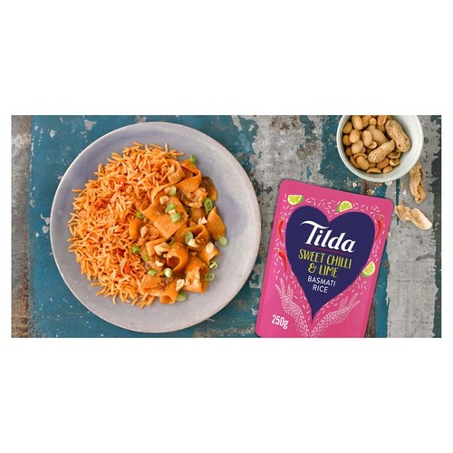 Tilda Microwave Sweet Chilli and Lime Basmati Rice thumbnail 4