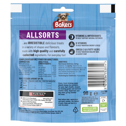 Bakers Allsorts Chicken, Beef And Lamb Dog Treats  thumbnail 2