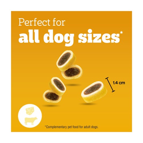 Pedigree Tasty Minis Adult Dog Treats Cheese & Beef Nibbles thumbnail 5