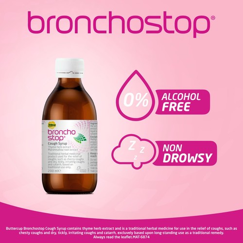 Bronchostop Cough Syrup - Traditionally Used to Relieve Any Type of Cough thumbnail 3