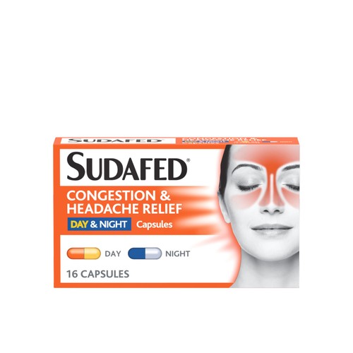 Sudafed Headcold Day & Night 