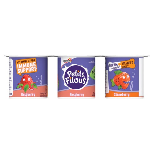 Petits Filous Kids Strawberry & Raspberry Yoghurt thumbnail 4
