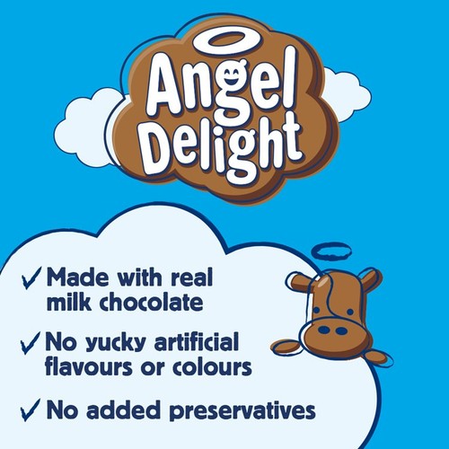 Angel Delight Chocolate Instant Dessert Mix 59g thumbnail 2