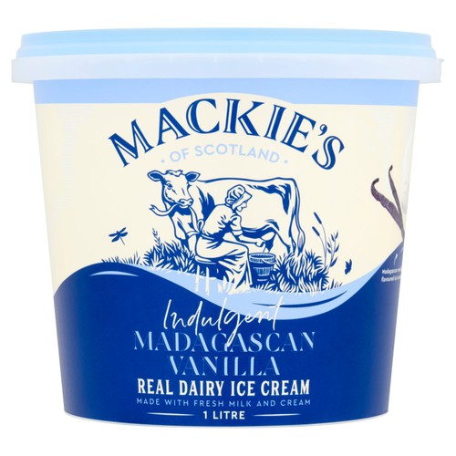 Mackies Indulgent Madagascan Vanilla Ice Cream