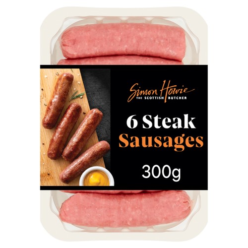 Simon Howie The Scottish Butcher Premium Steak Sausages 300g thumbnail 2